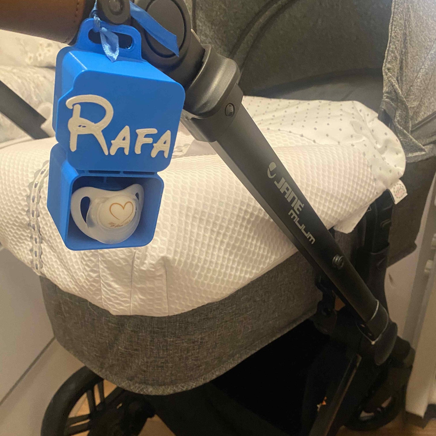 PORTACHUPETES PARA 2 CHUPETES PERSONALIZADO