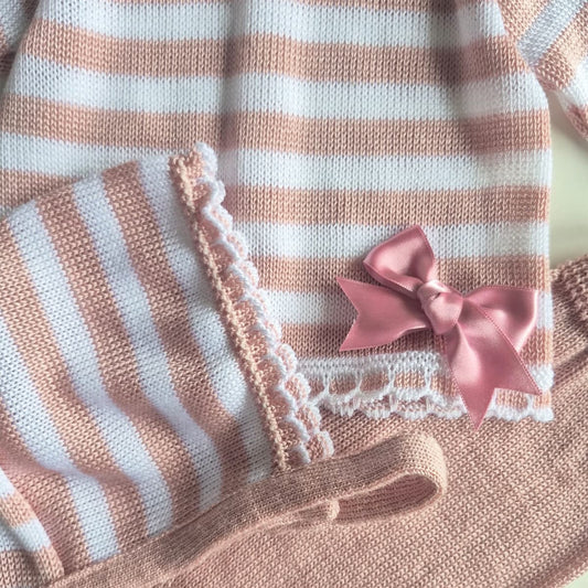 Conjunto rayas de Perlé maquillaje para Bebé - La Casita de Pepito 3416