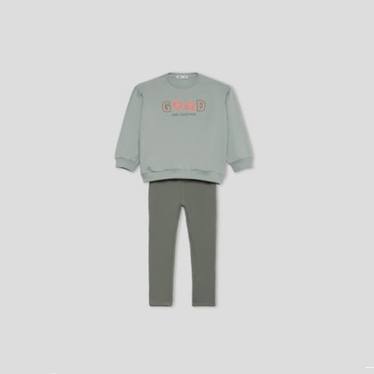 Conjunto infantil niña verde Street Monkey 356014 (8 a 12 años)