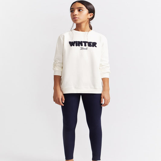 Street Monkey 356066 Sweatshirt e leggings Winter Island para menina (8 a 12 anos) 