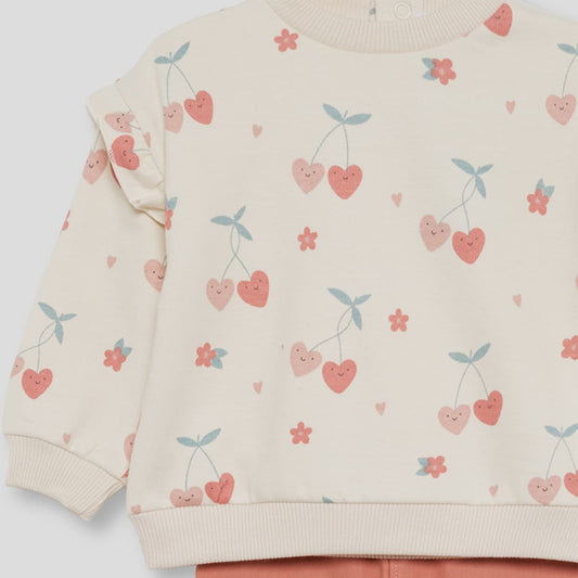Ensemble enfant fille avec sweat koala et leggings imprimés 353050 Street Monkey (3 à 6 ans) 