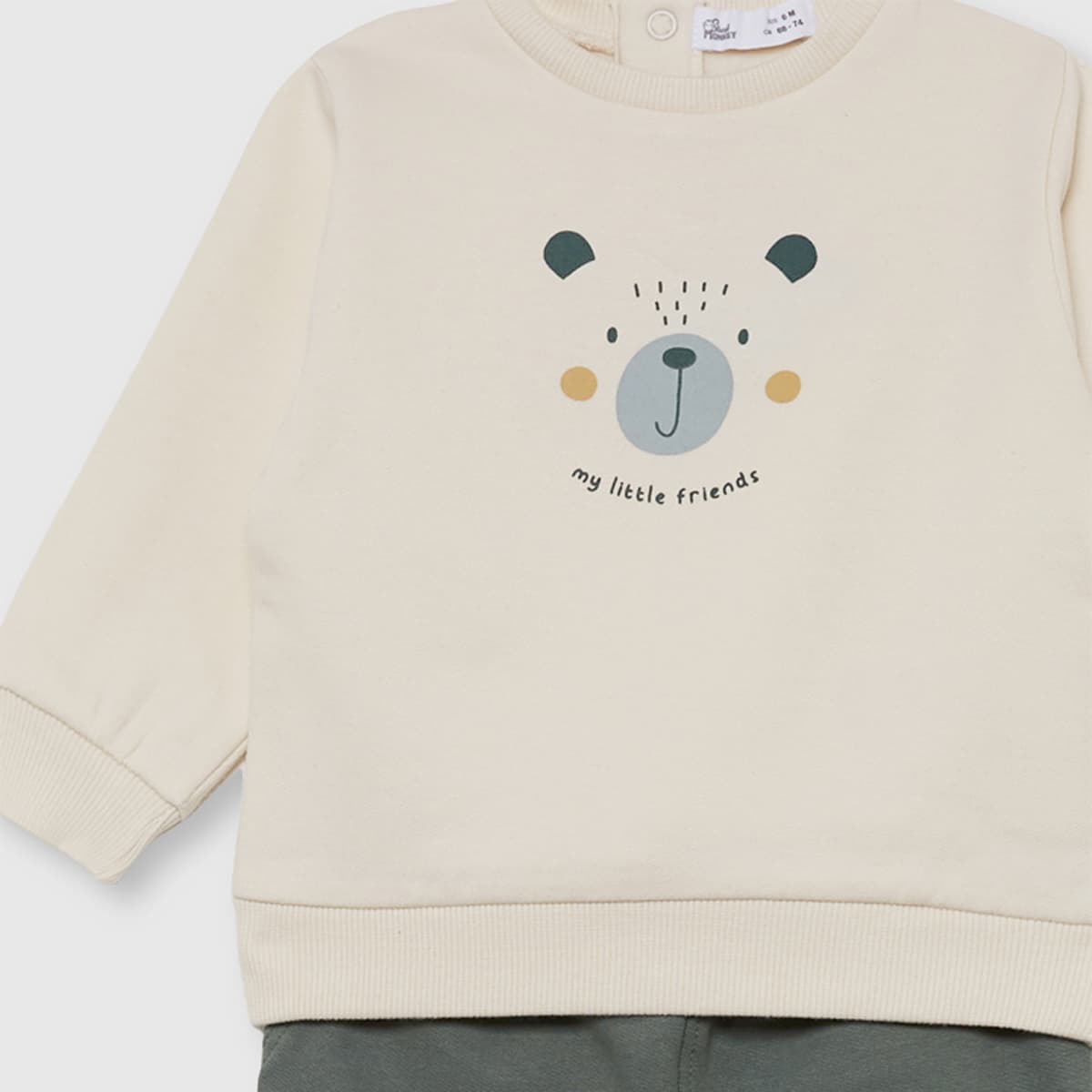Ensemble enfant fille avec sweat koala et leggings imprimés 353050 Street Monkey (3 à 6 ans) 