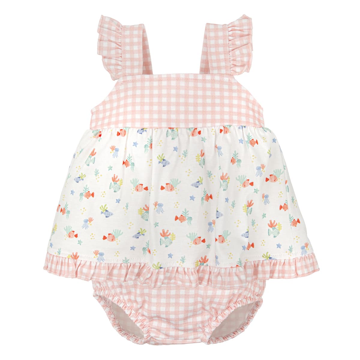 Conjunto para bebé Babidu verano ternura 621041225 rosa