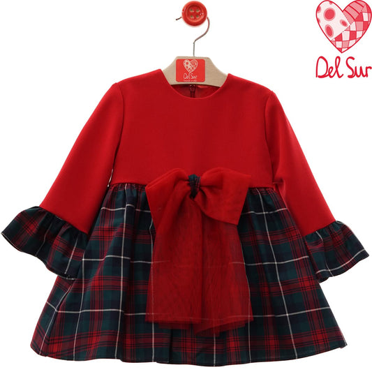 Vestido Infantil Colección Casablanca 5183 Elegancia clásica con un toque festivo Del Sur