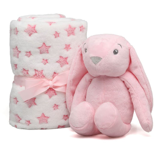 INTERBABY 421100019 Peluche e manta Star Rabbit