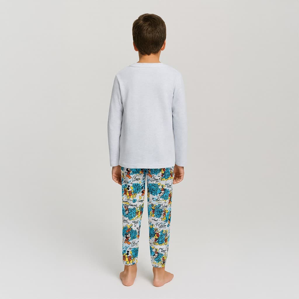 Pijama de mulher Kinanit 525100454 de elastano macio com estampado de coração