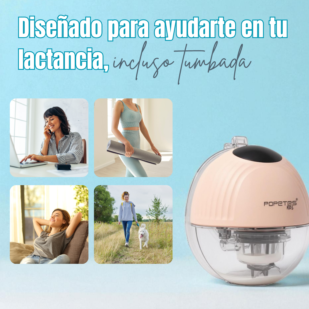 Extractor Sacaleches portátil con batería DISCREET| Popetes Kids