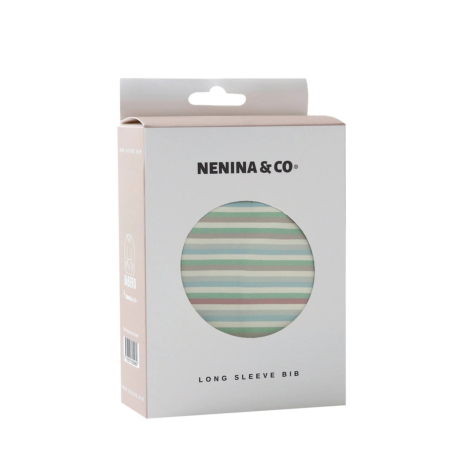 Babero con manga impermeable Horizontal Stripes Nenina & Co