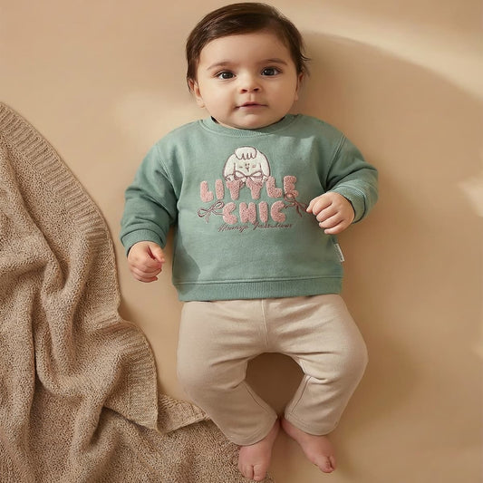 Conjunto bebé verde Waterlemon 8317 | 12-36 meses