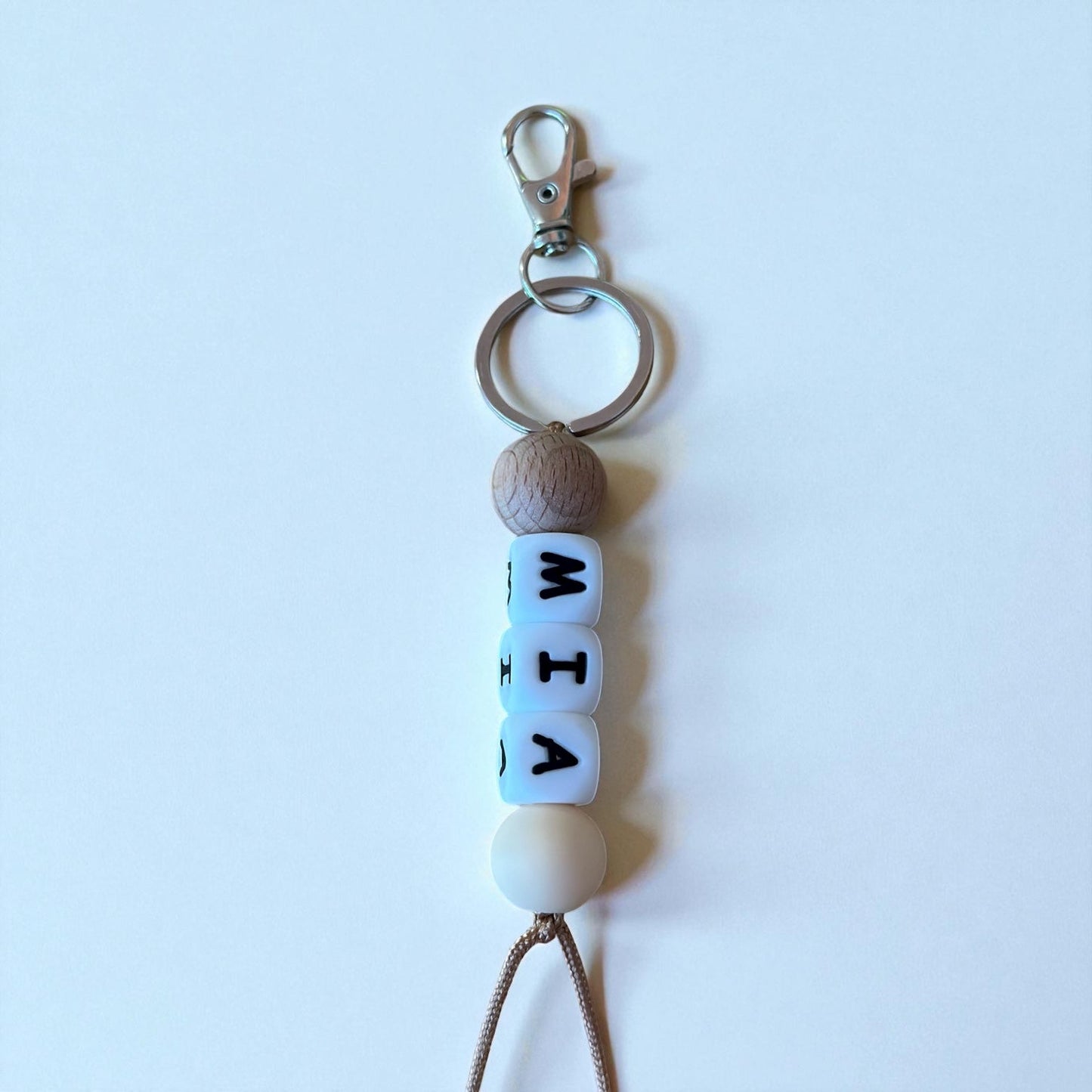 Llavero Beige personalizado Nenina & Co