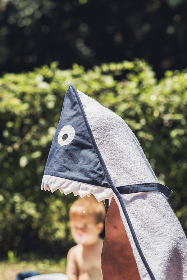 Toalla cola de Tiburón - Azul pizarra
