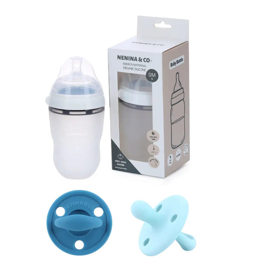 Biberon + 2 Chupetes CLÁSICOS Nenina & Co