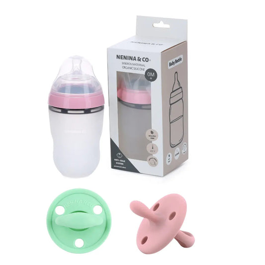 Biberon + 2 Chupetes DIAMOND FS  Nenina & Co