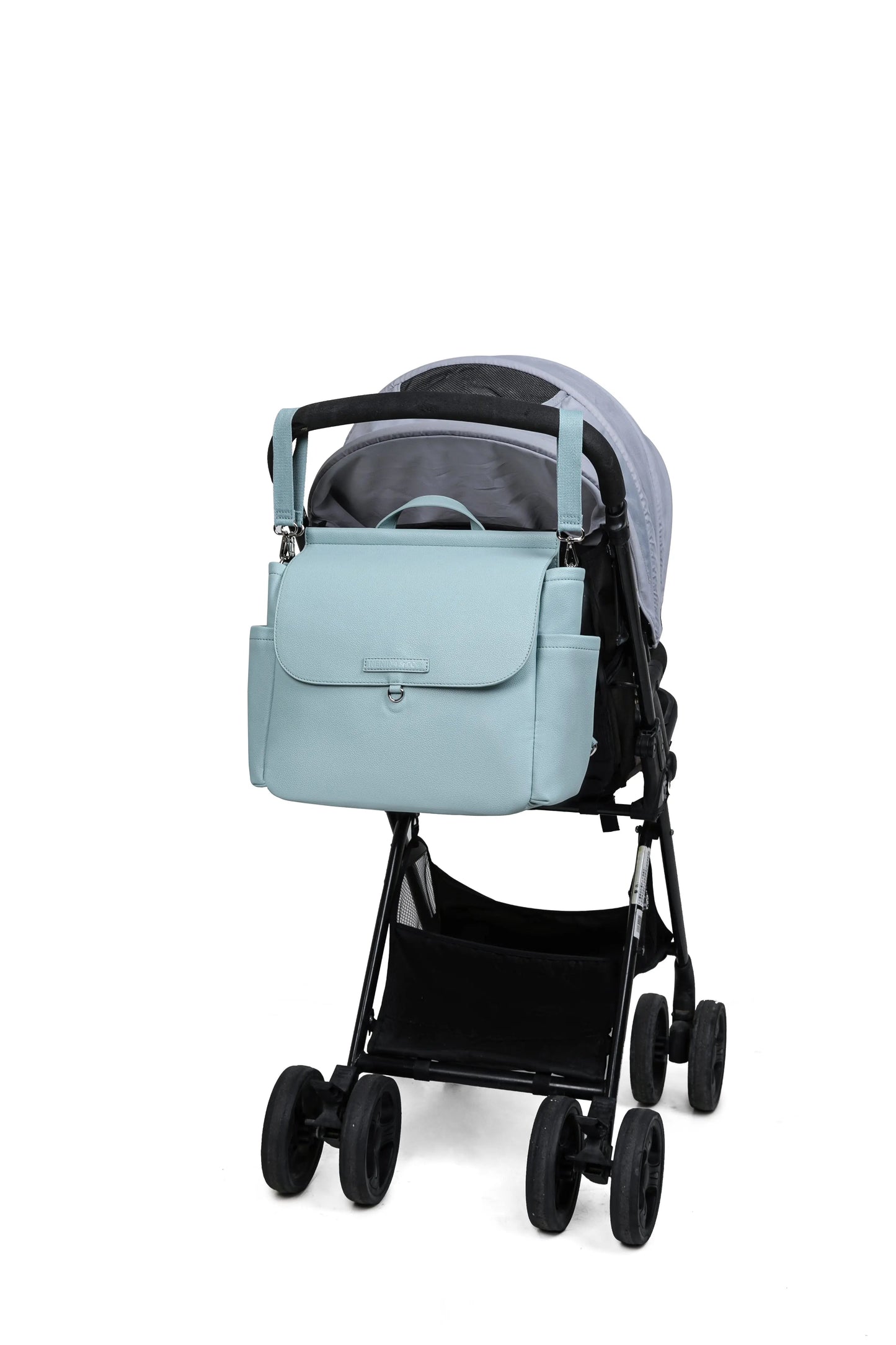 Bolso Maternal MIREM By Nenina & Co Dusty Blue + Cambiador