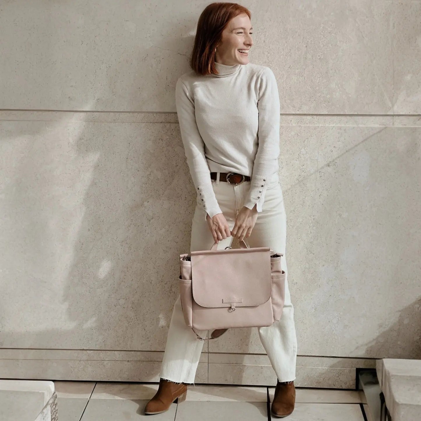 Bolso Maternal MIREM By Nenina & Co Rosa pálido