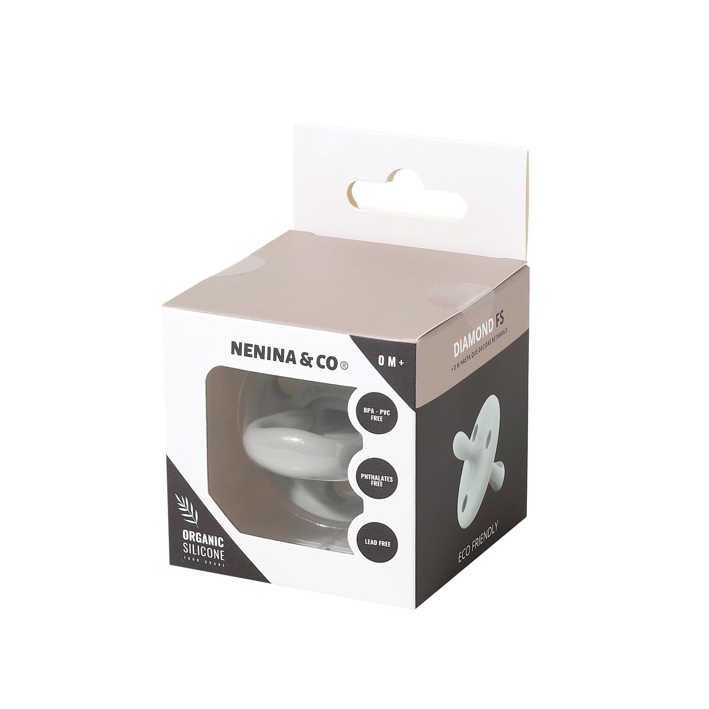 Chupete DIAMOND FS By Nenina & Co Lila, Mint y Gris