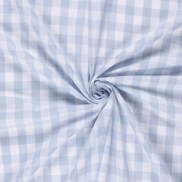 Trenza Protectora  Cuadro Grande CELESTE Cuna y Cama 200cm en Algodón | Sueños de Cigüeña