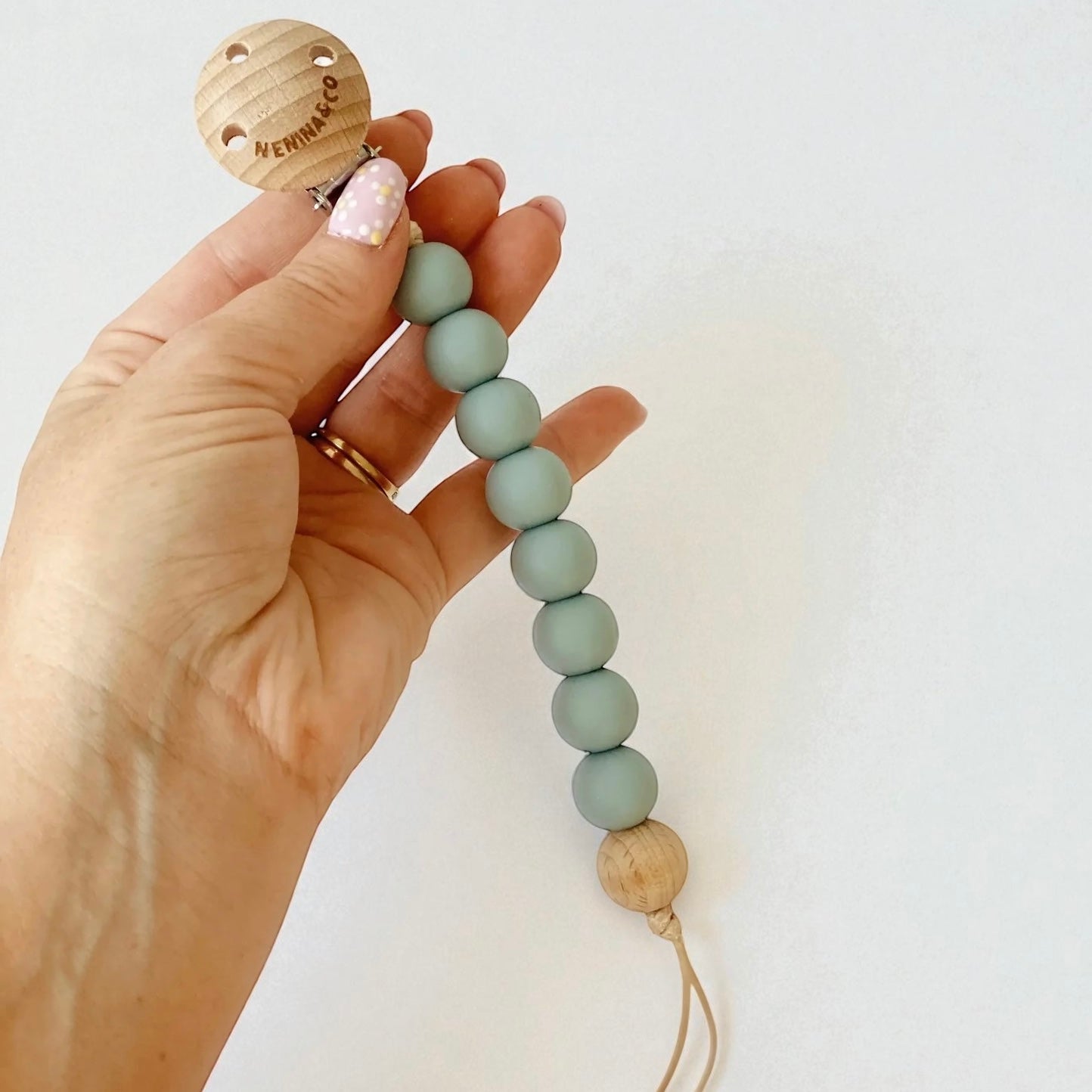 Chupetero Spring  Dusty blue  Nenina & Co