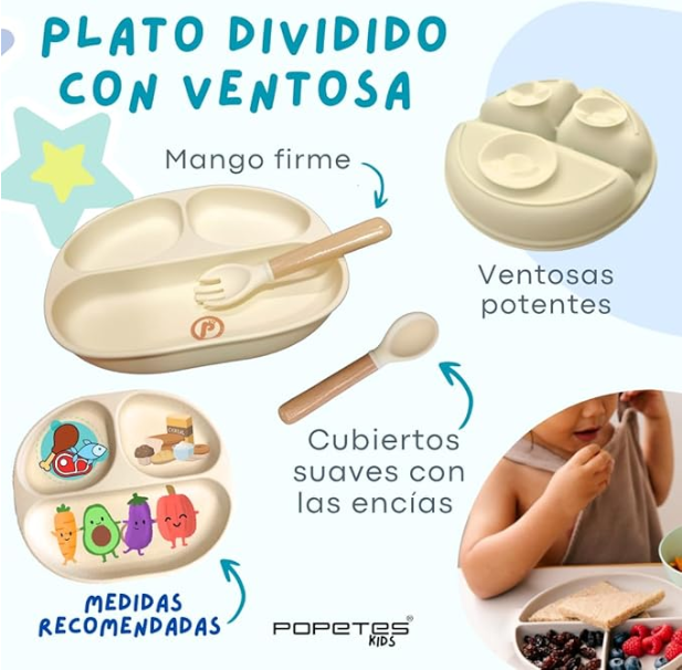 Vajilla de Silicona SMOOTH | Popetes Kids