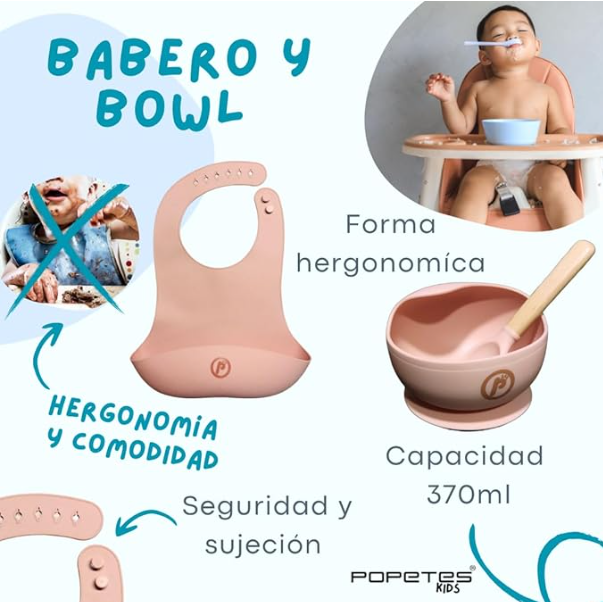 Vajilla de Silicona SMOOTH | Popetes Kids