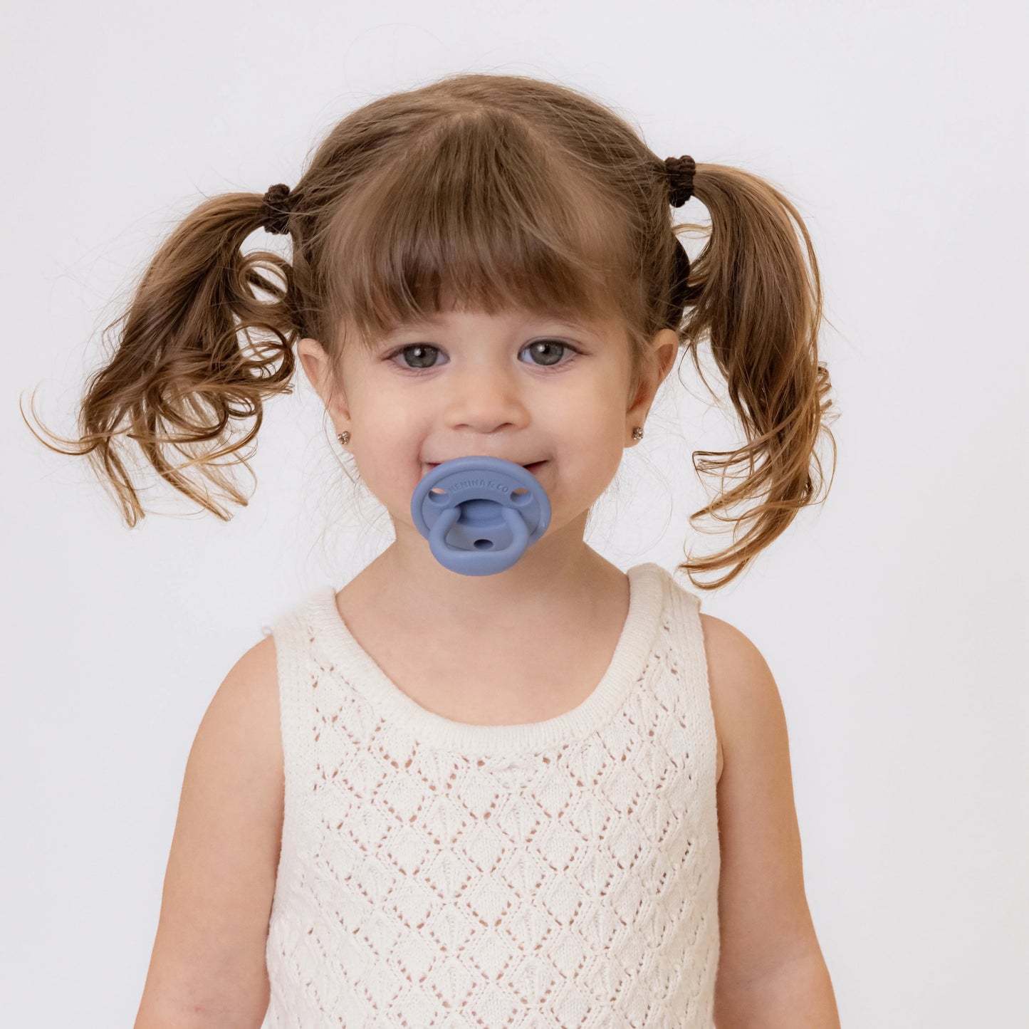 Chupete DIAMOND By Nenina & Co Celeste, Gris y Azul