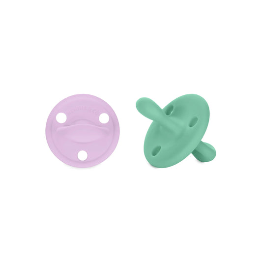 Chupete DIAMOND By Nenina & Co Lila y Mint | Silicona Orgánica para Bebé +12 Meses