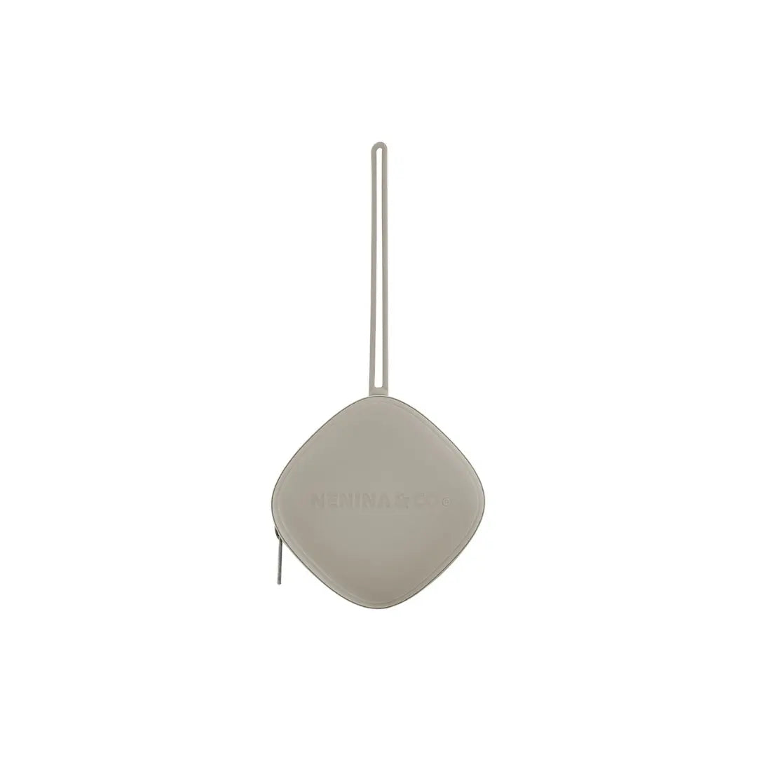 Chupete DIAMOND + Guardachupete DIAMOND Dusty Grey Nenina & Co