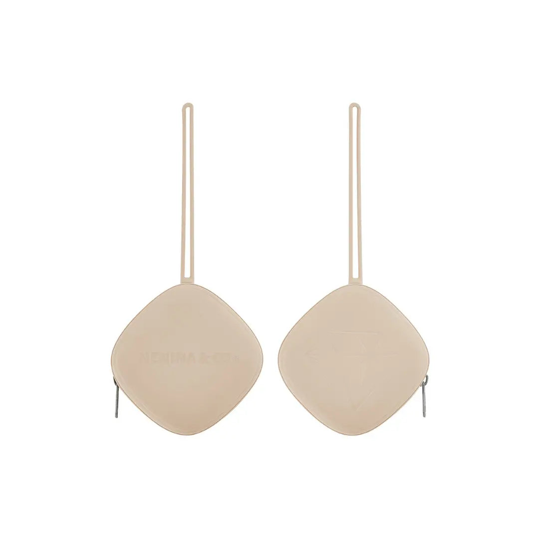 Chupete DIAMOND + Guardachupete DIAMOND Dusty beige Nenina & Co