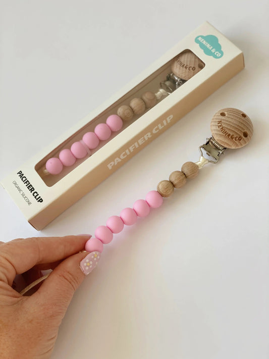 Chupetero Vintage Rosa Chicle  Nenina & Co