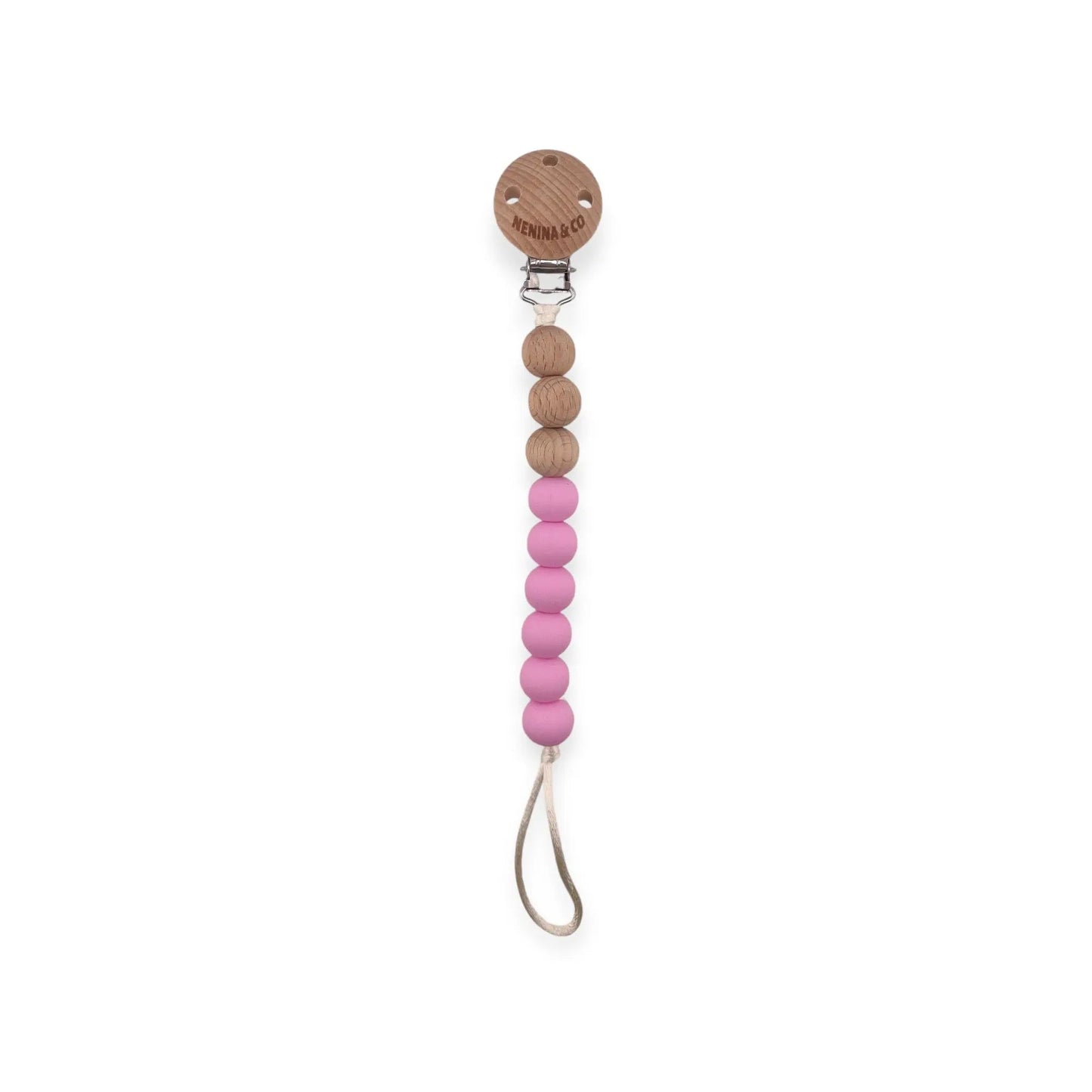 Chupetero Vintage Rosa Chicle  Nenina & Co