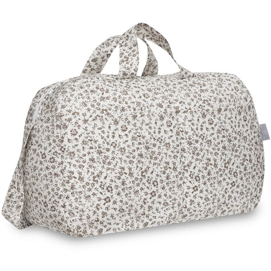 Bolso maternal flores. Gris. Don Algodón D90114