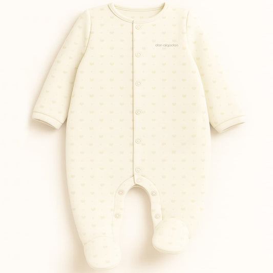 Pijama de algodón para bebé corazones Don Algodón DA25W012