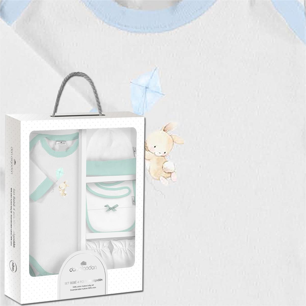 Conjunto de oferta para bebé com 5 peças – 100% algodão, Prawn Star 10734