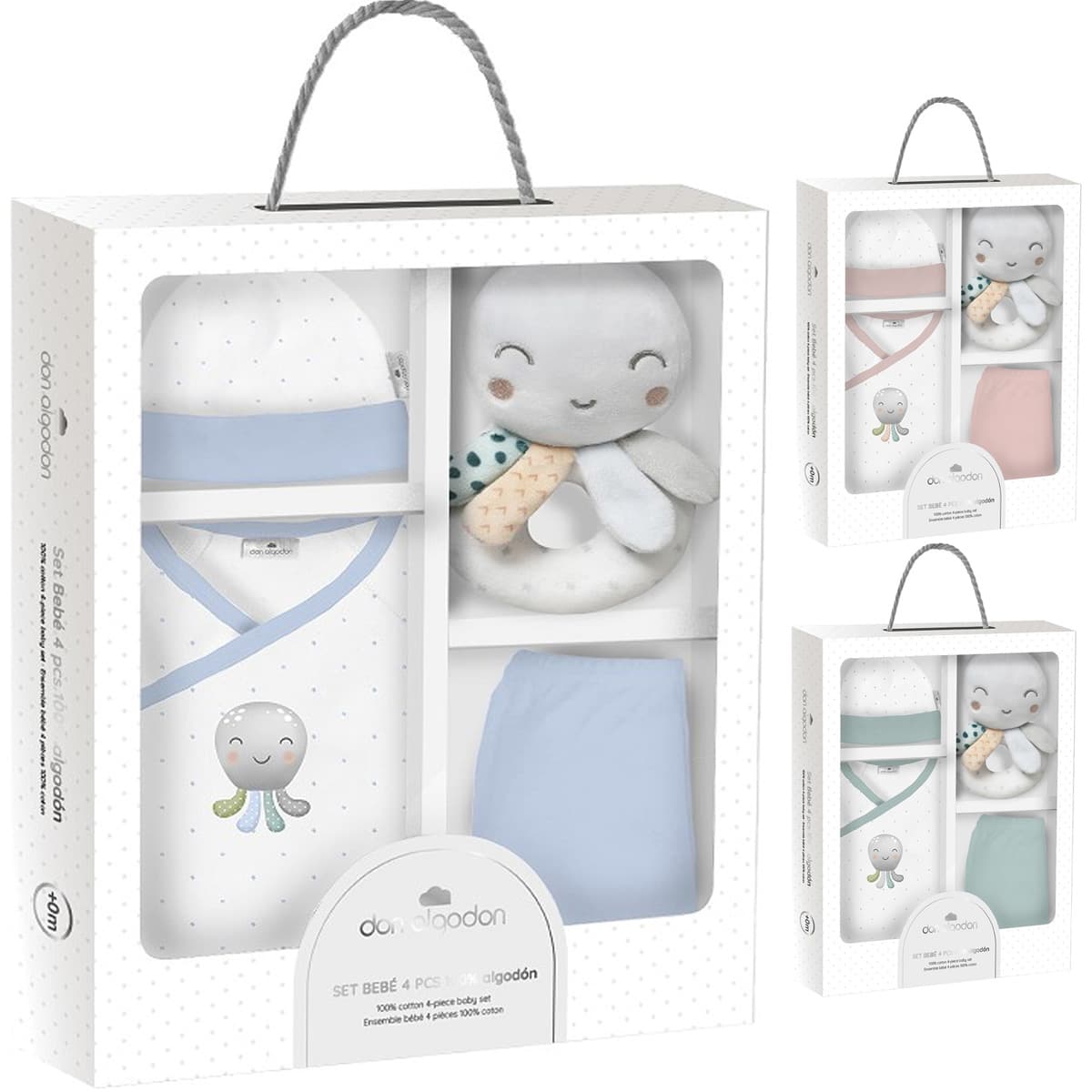 Conjunto de oferta para bebé com 5 peças – 100% algodão, Prawn Star 10734