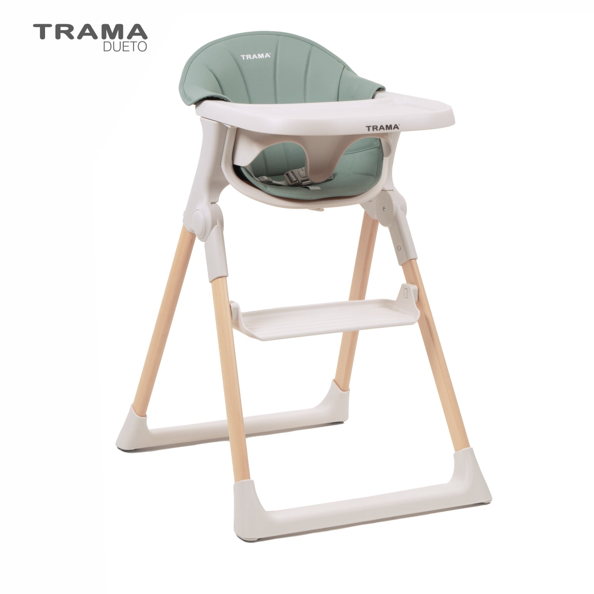 TRONA DUETO BLANCO MATE/HAYA/VERDE MINT DE TRAMA