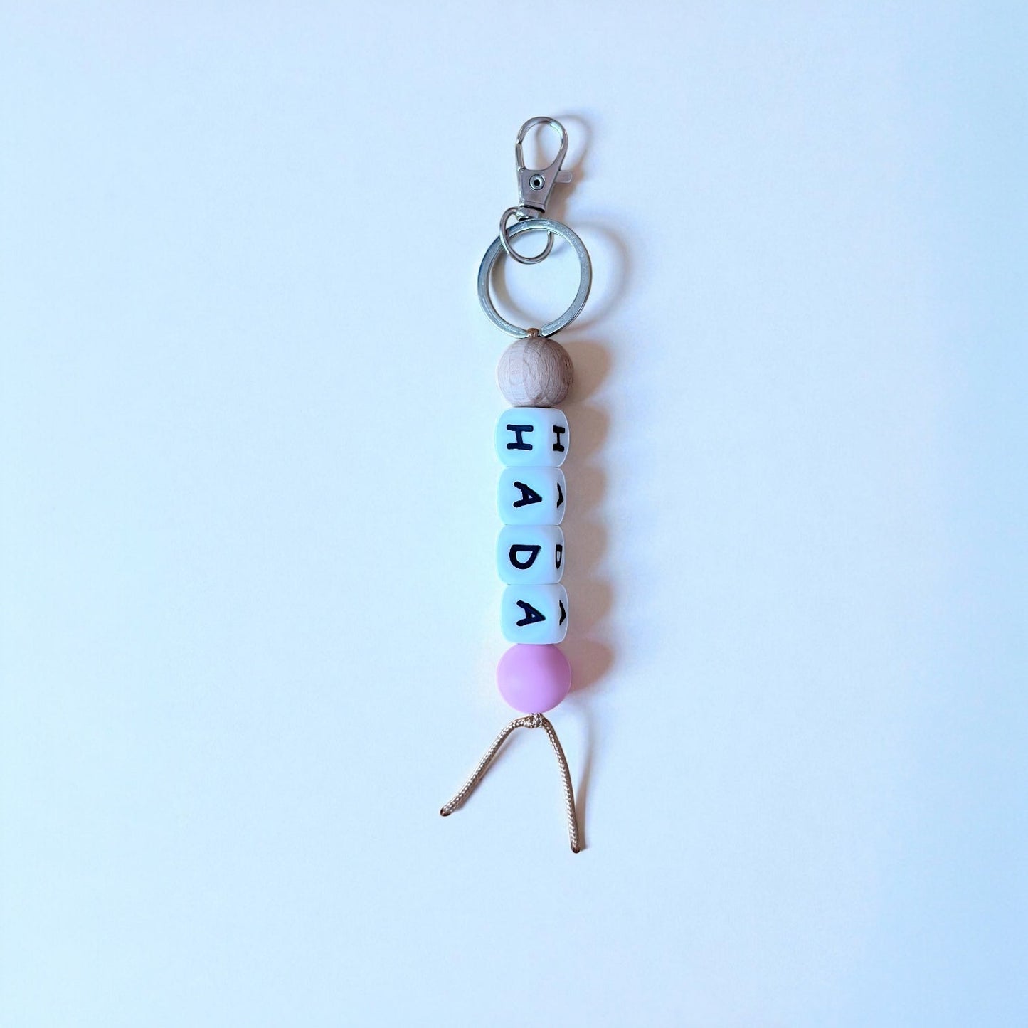 Llavero Rosa Chicle  personalizado Nenina & Co