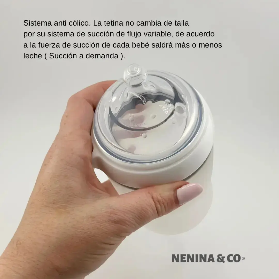 Nenina & Co Biberon anticólico para bebé +0 meses duradero