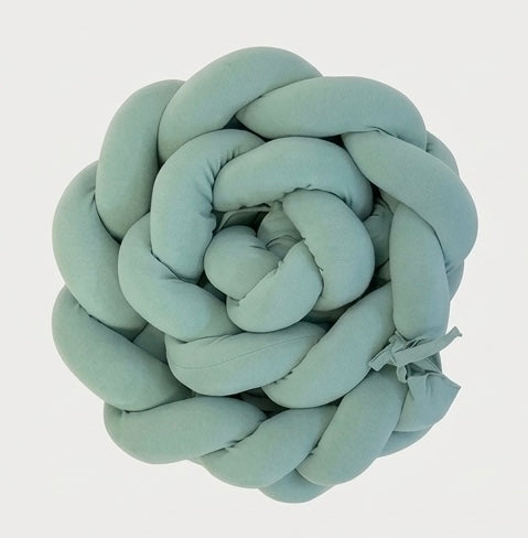 Trenza Protector de Cuna 210cm MENTA
