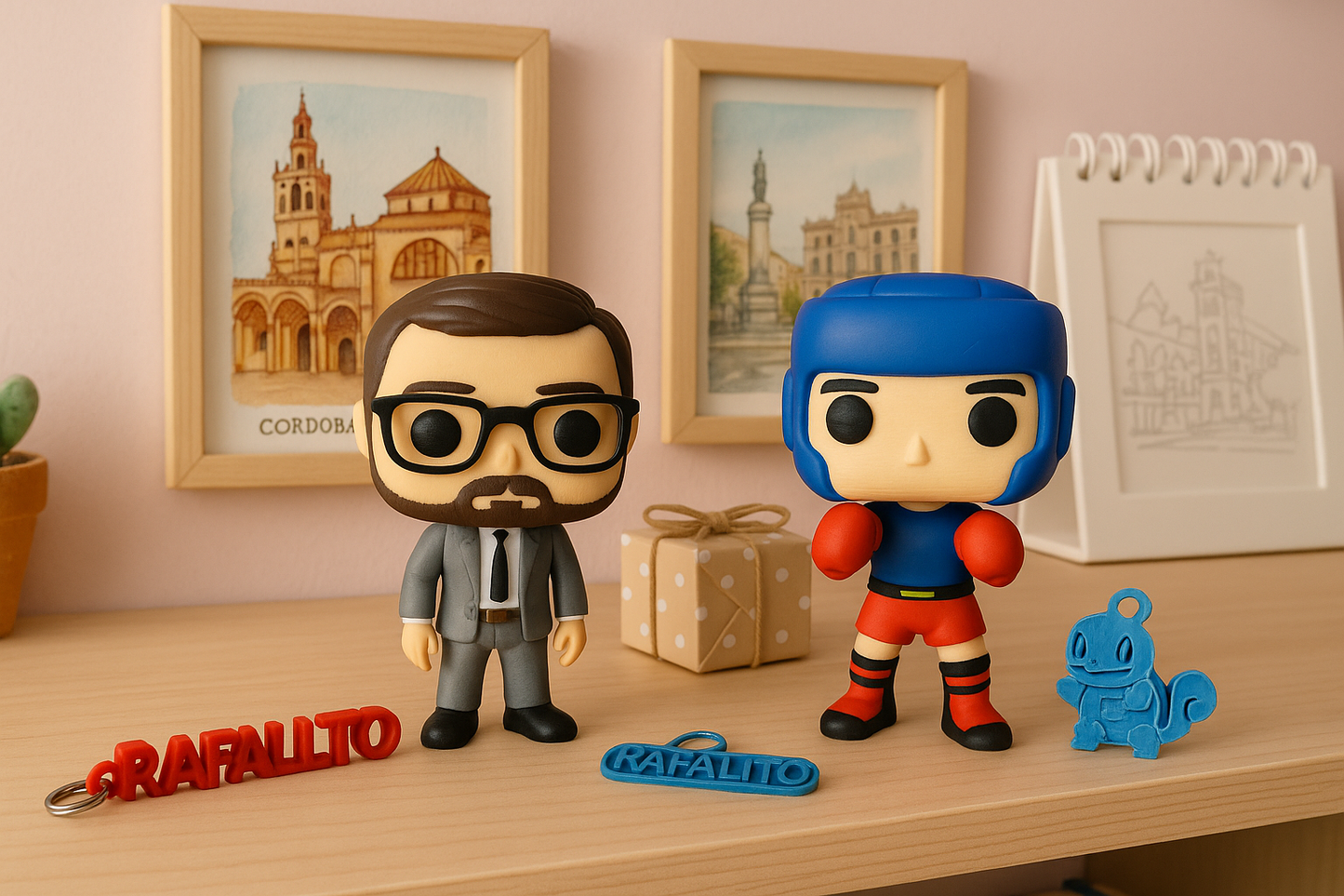 Muñecos 3D Personalizados | mFigura Con Tu Foto Estilo Cabezón