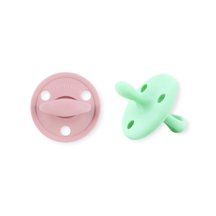 Nuevo Pack 2 Chupetes DIAMOND FS Tetina Fisiológica | Silicona Orgánica Nenina & Co