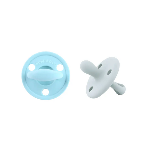 Kit 2 Chupetes Clásicos para Bebé Silicona Orgánica Nenina & Co