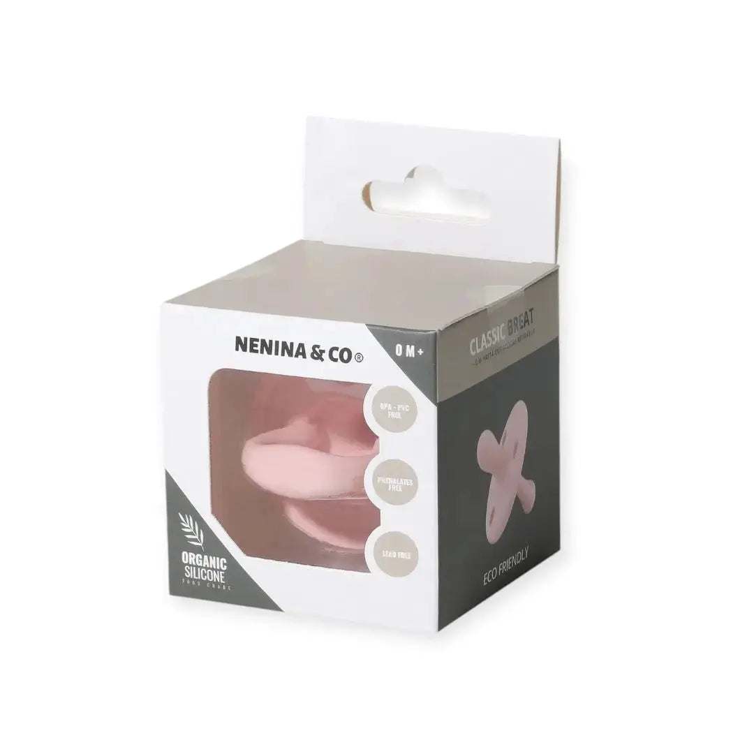 Kit Nacimiento Bebé Completo: Bolso Maternal, Cambiador, Neceser, Portadocumentos y Chupete Clásico | Nenina & Co