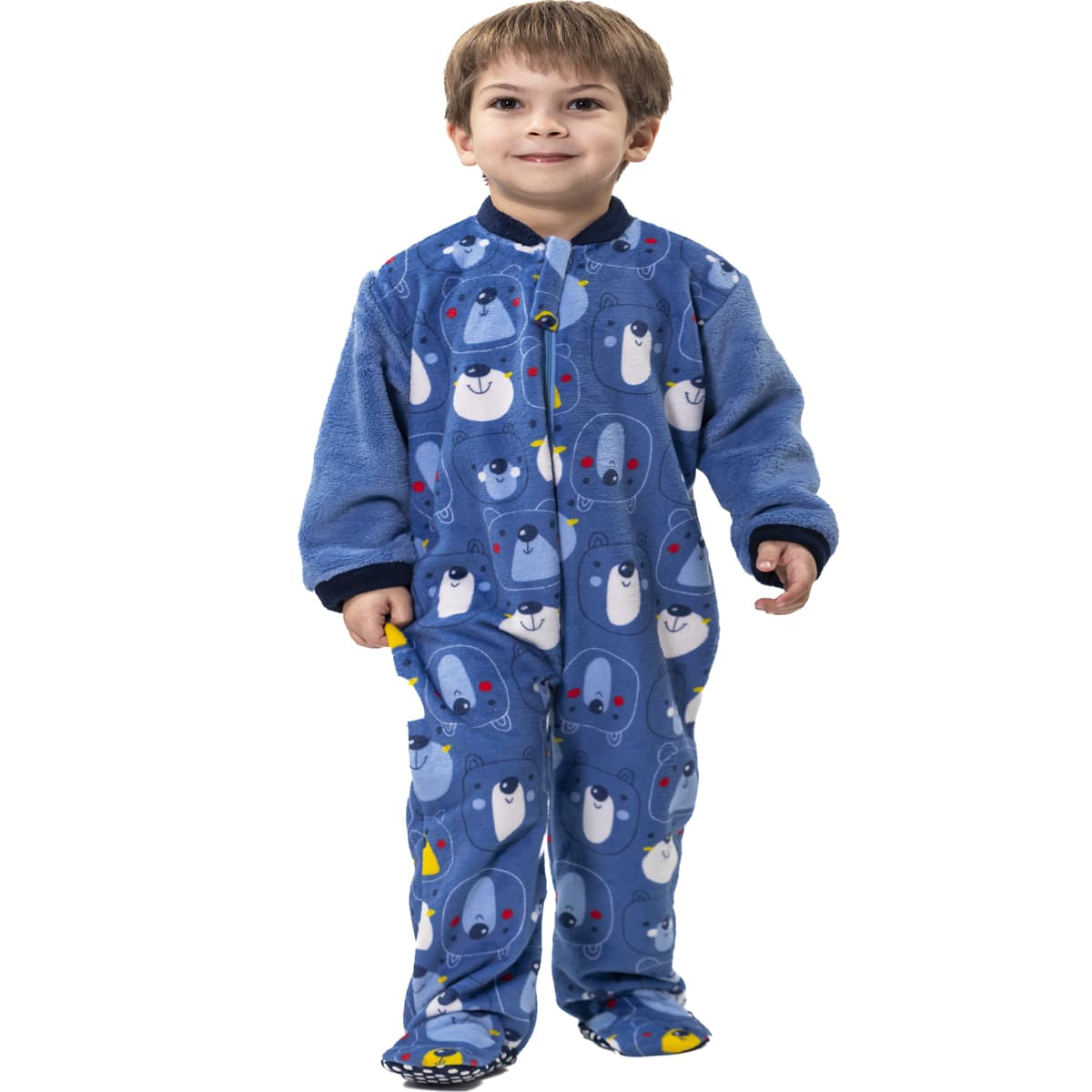 Pijama manta dormilón para bebé KINANIT KN1066 estampado osos