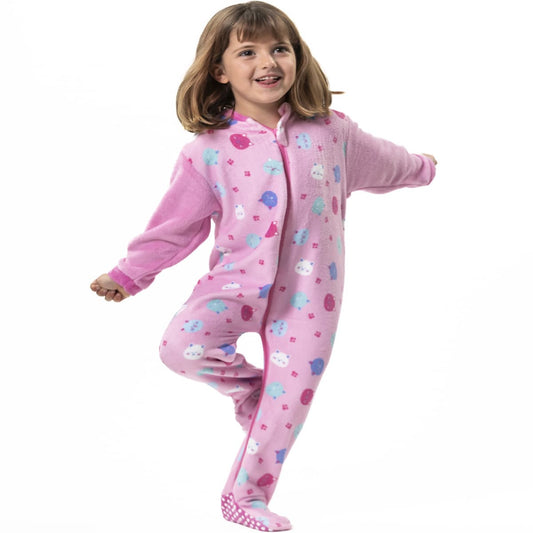 Pijama manta dormilón infantil niña KN2066 KINANIT gatitos