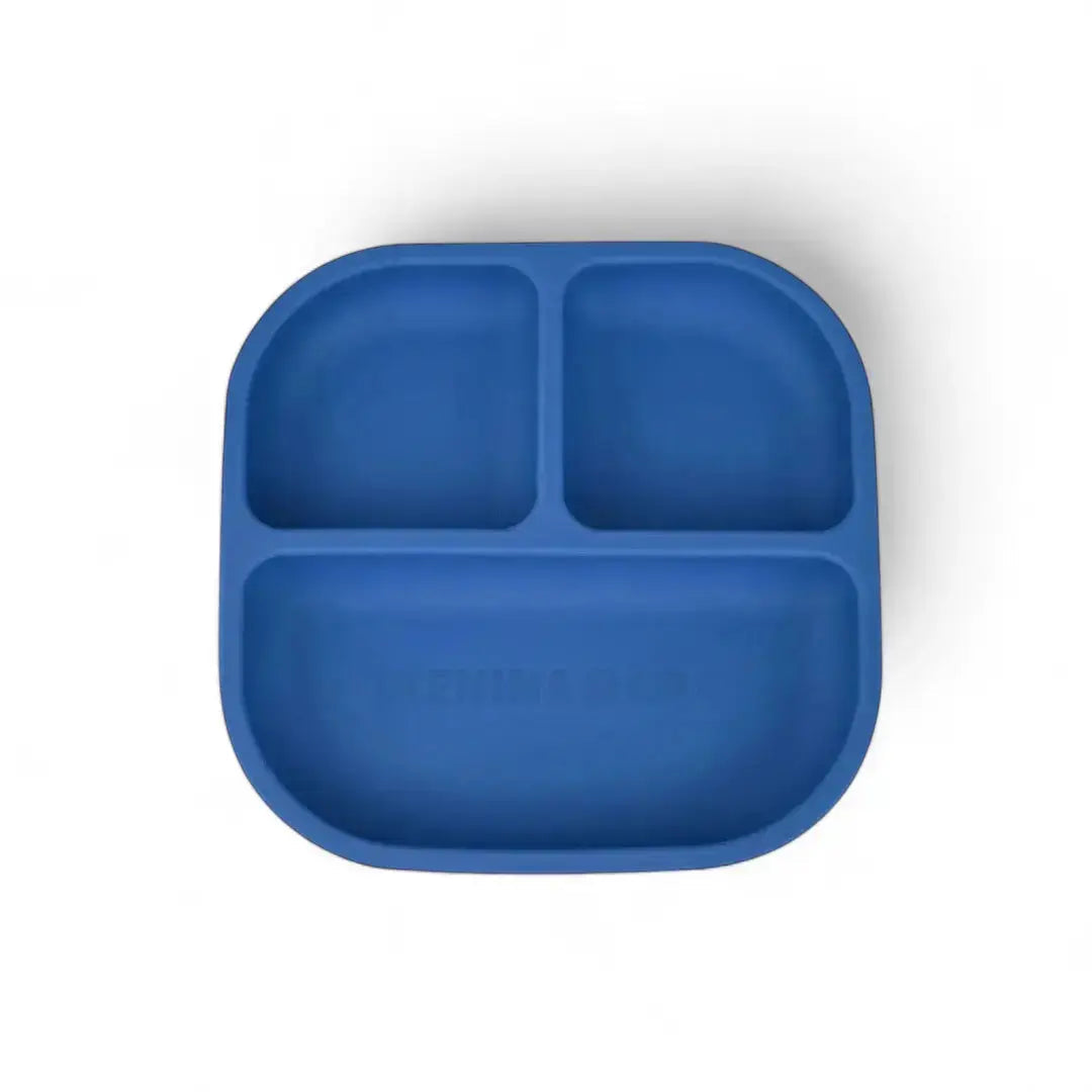 Vajilla BLW Blue 9 Piezas de Silicona orgánica con ventosas Nenina & Co