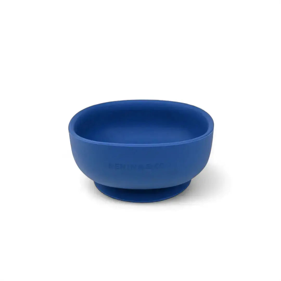 Vajilla BLW Blue 9 Piezas de Silicona orgánica con ventosas Nenina & Co