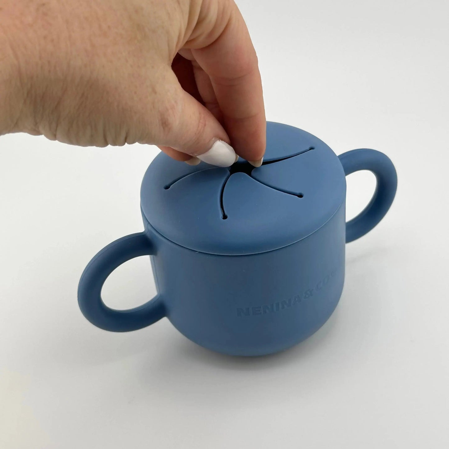 Vajilla BLW Blue 9 Piezas de Silicona orgánica con ventosas Nenina & Co