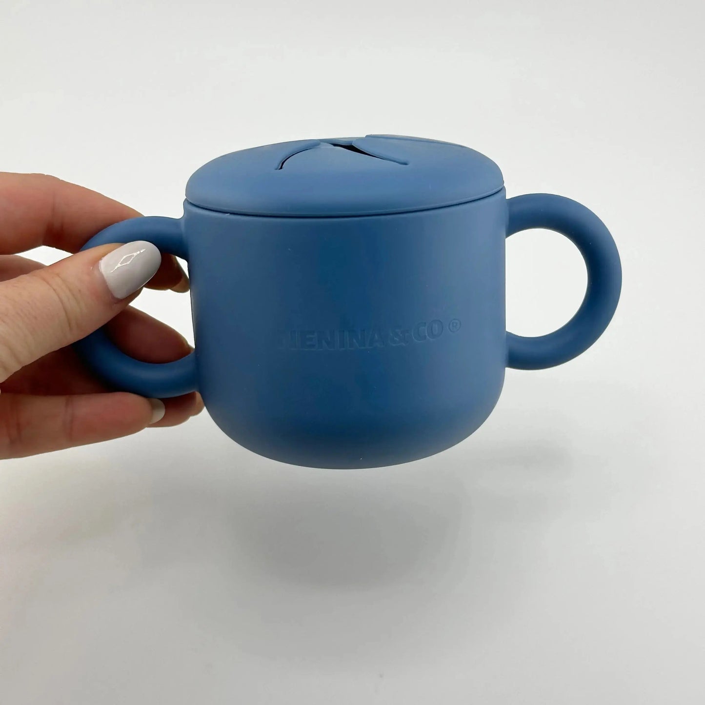 Vajilla BLW Blue 9 Piezas de Silicona orgánica con ventosas Nenina & Co