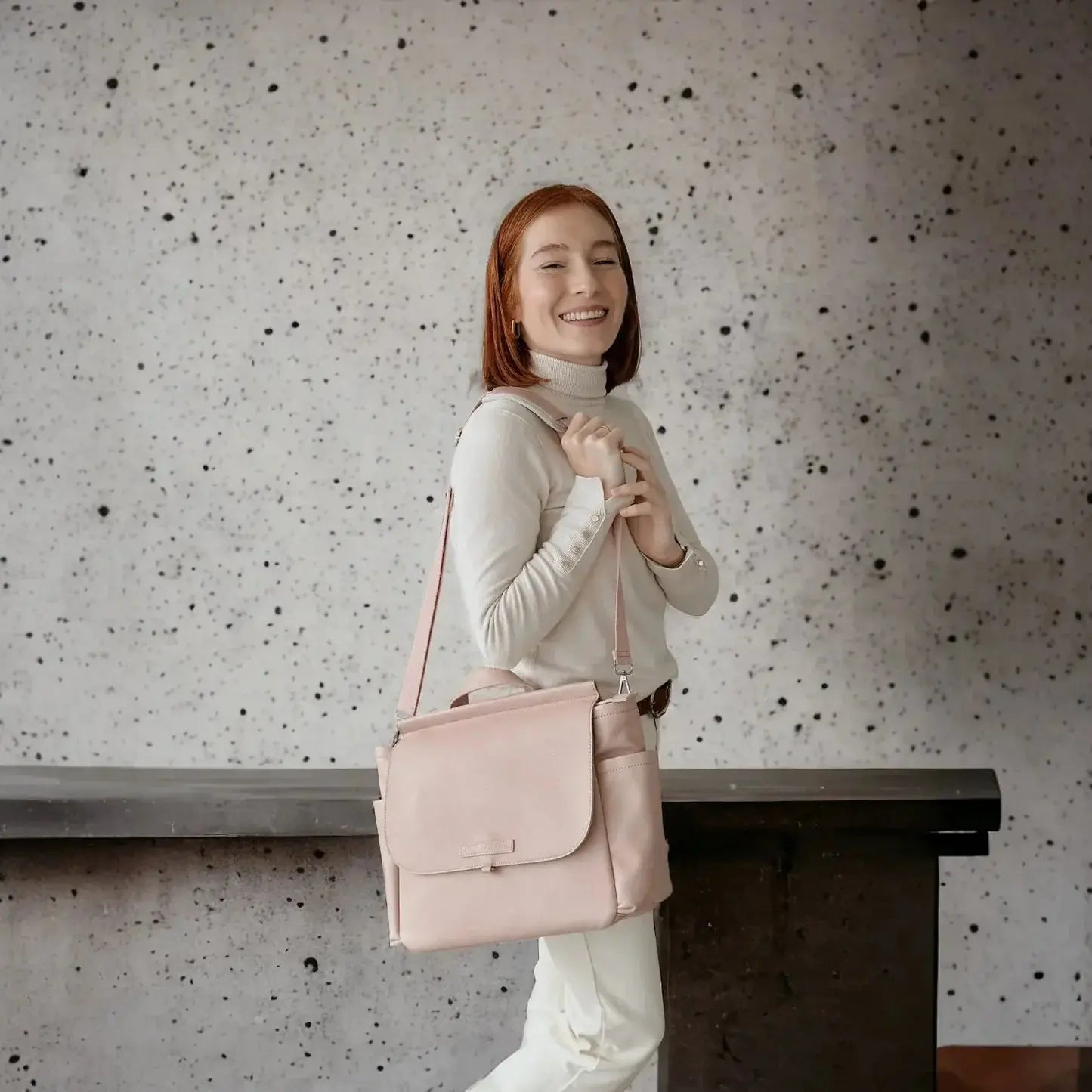 Kit Nacimiento - Bolso Maternal + Cambiador + Neceser + Portadocumento + Guardachupete Mirem By Nenina & Co