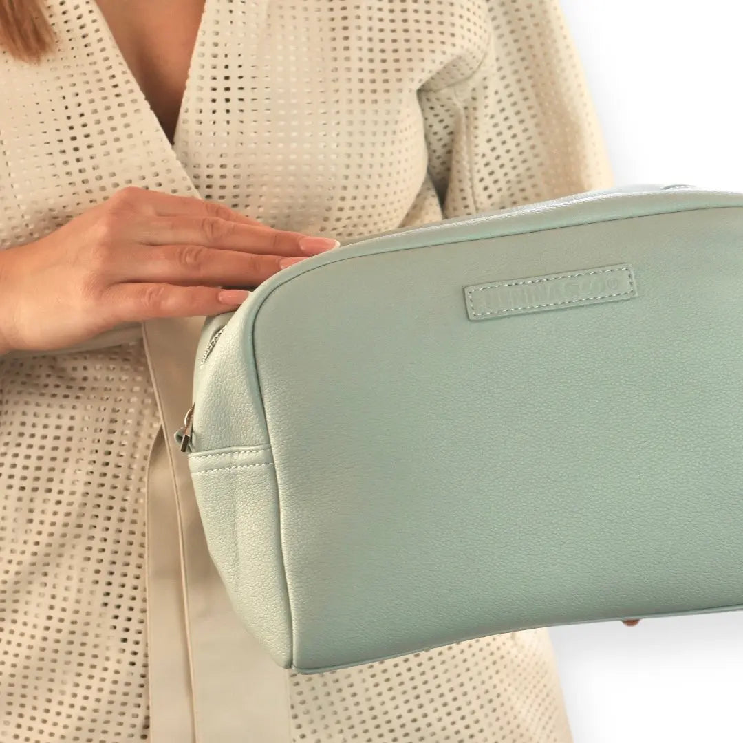 Kit Nacimiento - Bolso Maternal + Cambiador + Neceser + Portadocumento + Guardachupete Mirem By Nenina & Co